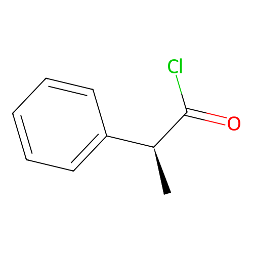 (S)-2-phenylpropanoyl chloride structure