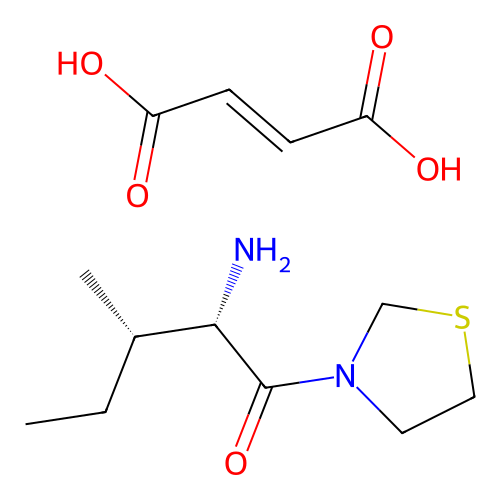 Thiazolidine,3-[(2S,3S)-2-aMino-3-Methyl-1-oxopentyl]-, (2E)-2-butenedioate (2 structure