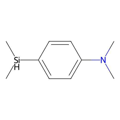 Benzenamine, 4-(dimethylsilyl)-N,N-dimethyl- structure