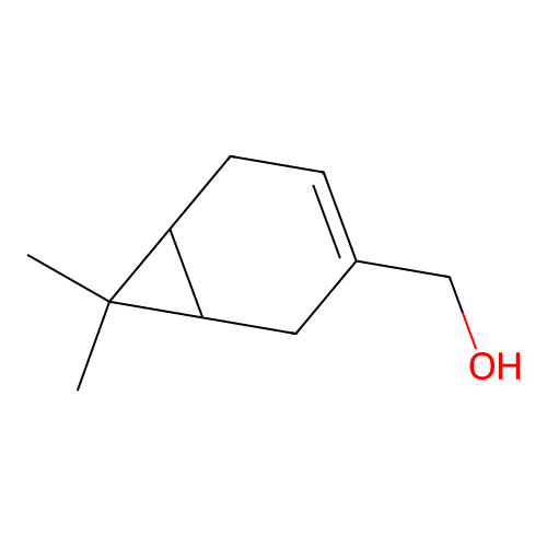 {7,7-Dimethylbicyclo[4.1.0]hept-3-en-3-yl}methanol structure