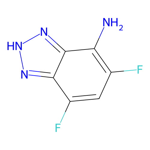 5,7-Difluoro-2h-benzotriazol-4-amine structure
