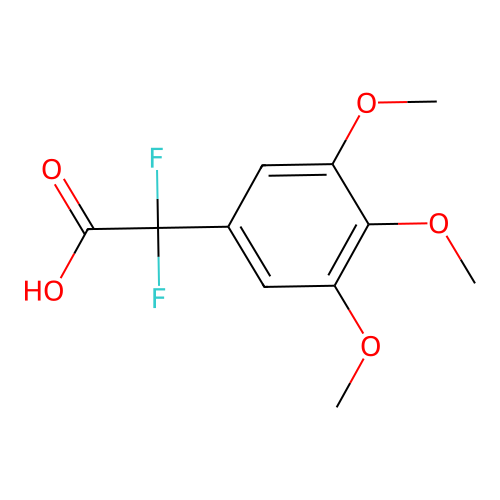 2,2-difluoro-2-(3,4,5-trimethoxyphenyl)acetic Acid structure