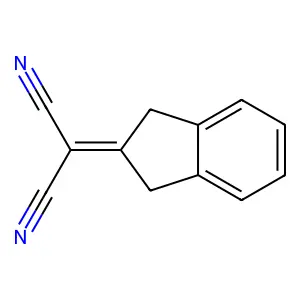 2-(1,3-二氢-2H-茚-2-亚基)丙二腈 structure