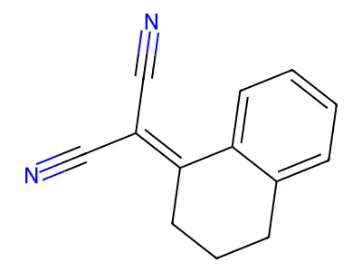 2-(3,4-Dihydronaphthalen-1(2H)-ylidene)malononitrile structure