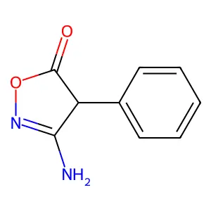 3-amino-4-phenyl-4H-1,2-oxazol-5-one structure
