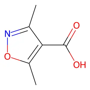 3,5-二甲基异噁唑-4-甲酸 structure