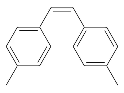 (Z)-1,2-Bis(4-methylphenyl)ethene structure