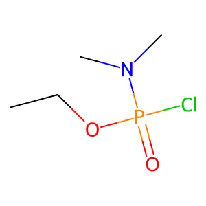 Phosphoramidochloridic acid, dimethyl-, ethyl ester structure