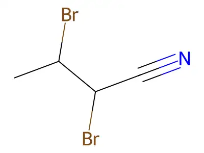 2,3-二溴丁腈 structure