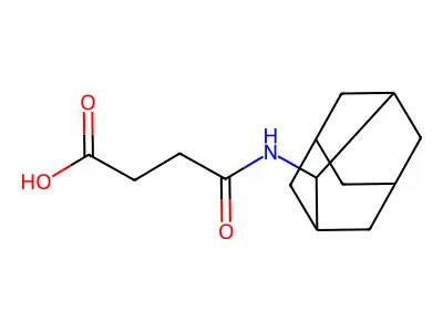 4-(2-Adamantylamino)-4-oxobutanoic acid structure