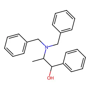 (1S,2R)-2-Dibenzylamino-1-phenyl-propan-1-ol structure