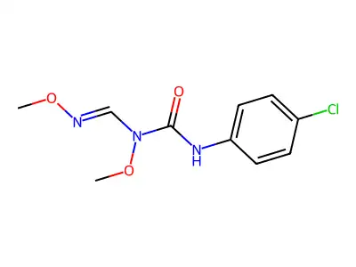 1-(4-Chlorophenyl)-3-methoxy-3-[(methoxyimino)methyl]urea structure