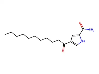 4-undecanoyl-1H-pyrrole-2-carboxamide structure