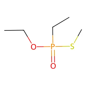 O-Ethyl S-methyl ethylphosphonothioate structure