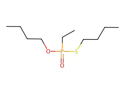 O,S-Dibutyl ethylphosphonothioate structure