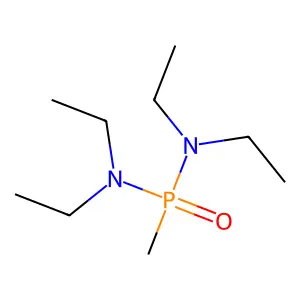 Phosphonic diamide, N,N,N',N'-tetraethyl-P-methyl- structure