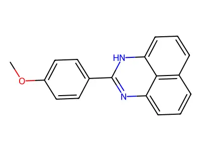2-(4-methoxyphenyl)-1H-perimidine structure