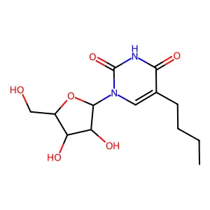 Uridine, 5-butyl- structure