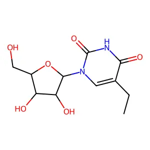 5-Ethyluridine structure