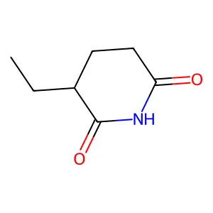 2,6-Piperidinedione, 3-ethyl- structure