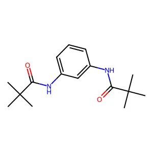 N-[3-(2,2-dimethylpropanoylamino)phenyl]-2,2-dimethylpropanamide structure