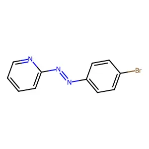 Pyridine, 2-[(p-bromophenyl)azo]- structure