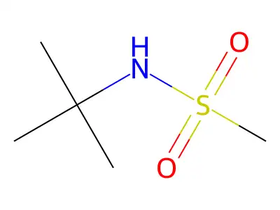 N-tert-butylmethanesulfonamide structure