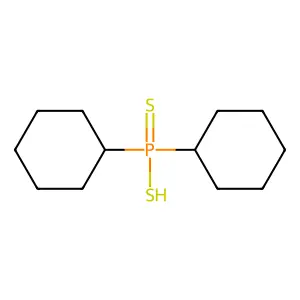 二环己基二硫代次膦酸 structure