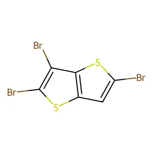 2,3,5-Tribromothieno(3,2-b)thiophene structure