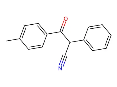 3-(4-Methylphenyl)-3-oxo-2-phenylpropanenitrile structure