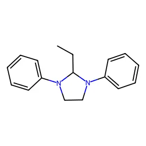 2-Ethyl-1,3-diphenylimidazolidine structure