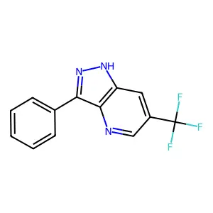 3-phenyl-6-(trifluoromethyl)-1H-pyrazolo[4,3-b]pyridine structure