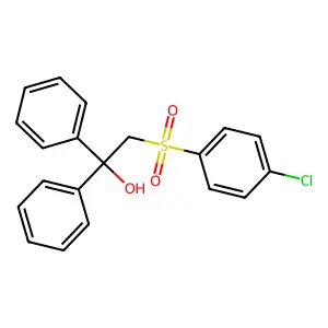 2-[(4-Chlorophenyl)sulfonyl]-1,1-diphenyl-1-ethanol structure