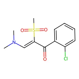 1-(2-Chlorophenyl)-3-(dimethylamino)-2-(methylsulfonyl)-2-propen-1-one structure