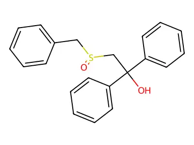 2-(Benzylsulfinyl)-1,1-diphenyl-1-ethanol structure