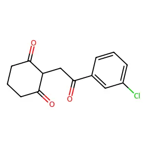 2-[2-(3-Chlorophenyl)-2-oxoethyl]-1,3-cyclohexanedione structure