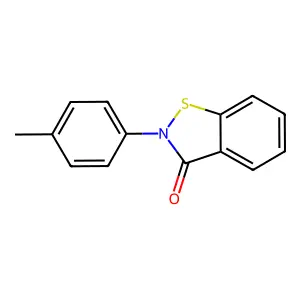 2-(4-Methylphenyl)-2,3-dihydro-1,2-benzothiazol-3-one structure