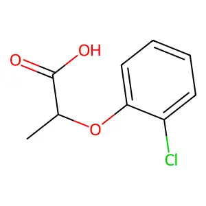 2-(2-氯苯氧基)丙酸 structure