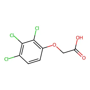 Acetic acid, (2,3,4-trichlorophenoxy)- structure
