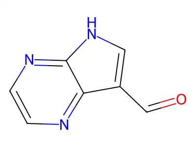 5H-Pyrrolo(2,3-b)pyrazine-7-carbaldehyde structure
