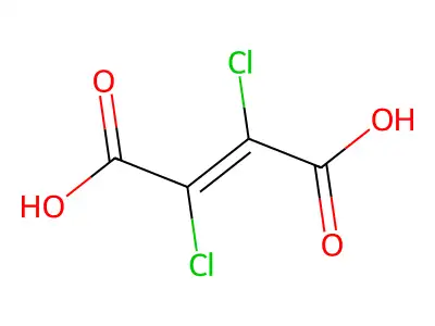 二氯马来酸 structure