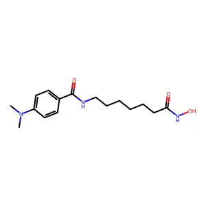 4-(二甲氨基)-N-[7-(羟基氨基)-7-氧代庚基]苯甲酰胺 structure