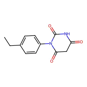 1-(4-Ethylphenyl)-2,4,6(1H,3H,5H)-pyrimidinetrione structure
