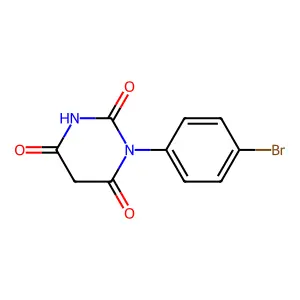 1-(4-Bromophenyl)-1,3-diazinane-2,4,6-trione structure