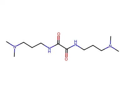N,N'-bis[3-(dimethylamino)propyl]oxamide structure