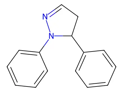 1,5-Diphenyl-4,5-dihydro-1H-pyrazole structure