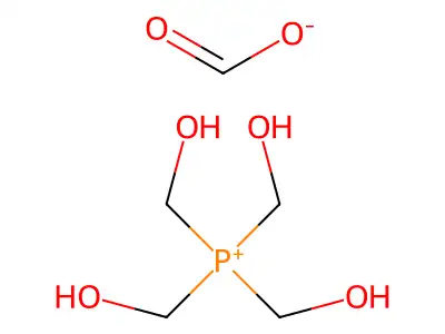 Tetrakis(hydroxymethyl)phosphonium formate structure