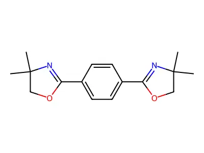 1,4-Bis(4,4-dimethyl-4,5-dihydrooxazol-2-yl)benzene structure