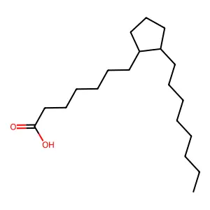 7-(2-Octylcyclopentyl)heptanoic acid structure