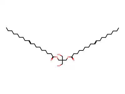 9-Octadecenoic acid (9Z)-, 2,2-bis(hydroxymethyl)-1,3-propanediyl ester structure